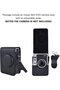 Case for Instax Mini EVO - Stylish PU Leather Camera Bag with Adjustable Strap - Durable & Classic D - 6