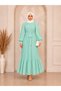 Chiffon Hijab Dress Mint Green