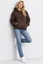 Women's Winter Cotton Lined Oversize Hooded Sweatshirt Hoodie - W237 - 2