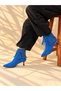 Savanna Saks Suede 5 cm Thin Heel with Tassel Detail Women's Boots Botti̇e - 2