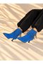 Savanna Saks Suede 5 cm Thin Heel Tassel Detail Women's Boots Botties - 4