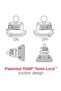 RAMВ® Twist-Lockв„ў Suction Cup Double Ball Mount - Medium - 6