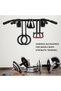 قضيب سحب للتمرين مثبت على الحائط، قضبان سحب للتدريب على القوة، قضيب سحب شديد التحمل يثبت على الحائط مع ملحقات - 5