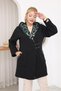 Plus Size Hooded Jacket with Inner Lining - 2
