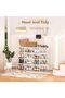 Large 12 Pack Shoe Storage Box, Clear Plastic Stackable Shoe Organizer for Closet, Space Saving Fold - 5