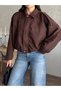 Women's Epaulet Suede Bomber Jacket - 7