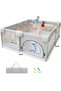 Family Paradise Baby Playpen with Mat - Baby and Toddler Fence Baby Fence Play Area 180*150cm - 2