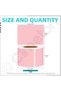 2 Rolls Rectangle Thermal Labels Self Adhesive Labels Stickers 2" x 2.95" Pink Rectangle Coding Labe - 2