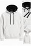 Men's Winter Cotton Lined Oversize Hooded Sweatshirt Hoodie - E237 - 8