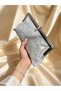 Glittery Twisted Chain Portfolio Wedding Engagement Clutch Evening Dress Women's Bag Silver - 2