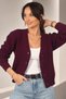 Women's V-Neck Buttoned Front Thessaloniki Knitwear Cardigan - 3