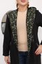 Plus Size Hooded Jacket with Inner Lining - 4