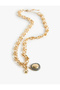 Medallion Pendant Chain Necklace - 2