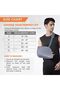 Vissco Arm Pouch Sling for Men & Women, Adjustable Shoulder and Arm Support Brace, Post-Surgery, Fracture, Rotator Cuff Recovery, Breathable Fabric, Cushioned Neck Strap, Grey, Size L - 2