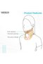 Vissco Cervical Collar (Philadelphia)- Rigid Neck Brace for Cervical Spine Immobilization and Pain Relief, Firm Neck Support for Fractures and Post-Surgery, for Men and Women-Small - 3