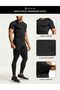 قمصان رجالية قصيرة الأكمام من نوع Bts02 Baselayer (عبوة من 3 قطع) - 5