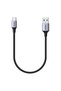 Type C Cable 0.25M，Short Braided 18W Fast Charging Cable