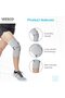Knee Wrap with Loop Elastic Technology, Knee Support Provides Compression to the Knee, Braces for Gym & Sports, Helps In Fast Recovery (SINGLE) - Small (Grey) - 4