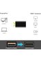 محول DisplayPort إلى HDMI بدقة 1080 بكسل أحادي الاتجاه باللون الأسود - 5