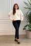 Sweatshirt with Embroidery on the Front and Sleeves - 5