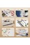 D11 Label Maker Tape Adhesive White Label Paper 0.55" X 1.57" (14 X 40mm) 160 Labels/Roll, Compatible for D11 D110 Label Printer, Thermal Paper Black on Bubble, 3-Roll - 3
