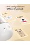 B2 Pro Label Printer with Waterproof Labels, Self-Adhesive, 300 DPI Labeling Device, Printable in Red and Black, Bluetooth Label Printer for Photos, Date Label, Price Tags, DIY, Gold - 2