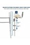 Walker Platform Attachment, Universal Adjustable Forearm Support Crutch for Standard Walkers with Flexible Moveable Nuts and Secure Fastening Straps to Relieve Wrist Pressure(Single-Side) - 7