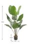 Banana 125cm (4.10ft) Artificial Tree with Pot | Floor Plant - 5
