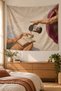 Adem's Creation Inspired Coffee Themed Art Stain Resistant Fabric Wall Covering Wall Tapestry Tapestry - 2
