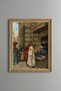 Strict Bargaining - Vintage Patterned Painting - Fine Model