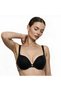 Women's Tulle Lace Fabric Black Leopard Pattern Covered Unlined Transparent and Unlined Unpadded Bra Bb28 - 4