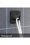 4PCS Towel Hooks Wall Hanger علاقة ملابس جدارية Black and White - 3