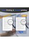 A4 Thermal Paper - 210 x 297 mm Continuous Printing Paper (200 Sheets), Compatible with MT610/iDPRT/HPRT Portable Thermal Printers & Document Printers - 2
