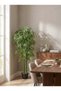 Bamboo 120cm (4 ft) Tall Artificial Tree with Pot | Floor Plant with Lifelike Design & Texture - Green | Decorative Natural Texture Tree for Home, Living Room, Study & Office spaces - 4