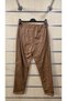 Italian Trousers with Leather Look and Tie Detail - 4