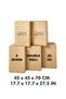 5-Pack Large Double Wall 100% Recyclable Corrugated Cardboard - 2