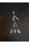 Silver Color Metal 2-Piece Rosary Tassel - 2