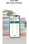 A4 Thermal Transfer Portable Printer, Supports US Letter & Legal Length, Wireless Bluetooth Mobile Travel Printer, Compatible with Android and iOS, Prints Documents, Web Pages, Photos, Grey - 7