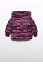 Abel&Lula Girls' Hooded Puffer Coat Plum 5813 - 2