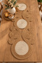 Jute Straw Runner Decorative Model Bohemian and Natural Table Decoration 40 X 110 cm - 2
