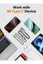 كابل USB C ثنائي الاستخدام، 4 أقدام، من USBC إلى منفذين USB-C، محول USB C - 4