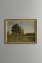 Wooded Path in the Green Meadow - Vintage Patterned Painting - Fine Model