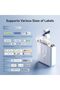 Label Maker Bluetooth Label Printer Household Organization D110 Label Maker Machine with Tape, Portable Label Maker for School Kids Office File Labeling, Quick Home Use, Cream White - 2