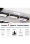 A4 Thermal Portable Printer, Supports 8.26"x11.69" US Letter, Wireless Inkless Bluetooth Mobile Travel Compatible with Android and iOS, Prints Documents,Tattoo Paper, Photos(Grey) - 5