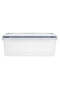 4-Piece Plastic Food Storage Containers with Lids And Measure Spoon 29x15x11.5 CM | Airtight Leak-Proof BPA-Free | Kitchen Organizer - 3