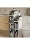 4 Layers Storage Cabinet with Drawers & Tissue Box, Plastic - 5