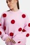 Women's Hand-Knitted Rose Embroidered Knitwear Sweater - 4