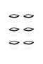 6-Piece Plastic Food Storage Containers with Lids 10.5 x 10.5 x 8.5 CM - 500 ML | Airtight Leak-Proof BPA-Free | Kitchen Organizer & Lunch Box