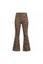 Women's Leopard Patterned High Waist Spanish Leggings Slim Fit Stretchy Leggings - 2