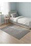 Carpet Rug Chevron Classic Design - Dark Grey | Size - 120 x 170 cm - 4 x 5.5 ft | For Mid-Small sized Family room, Bedroom with twin or queen beds, Home office, Entry hallways, Foyers or Ba - 2